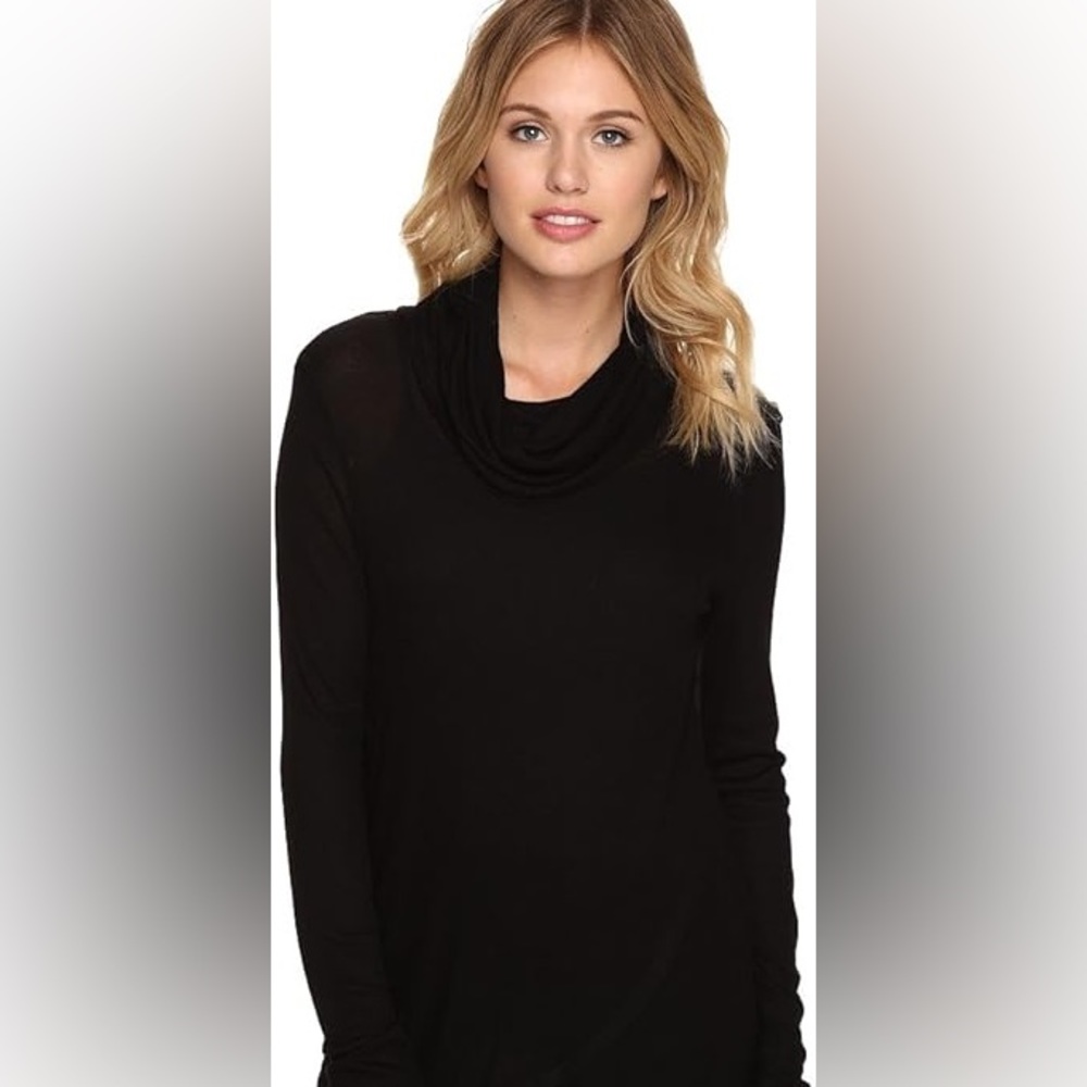 Pieces By kensie soft Cowl Neck Knit Top Sz Medium